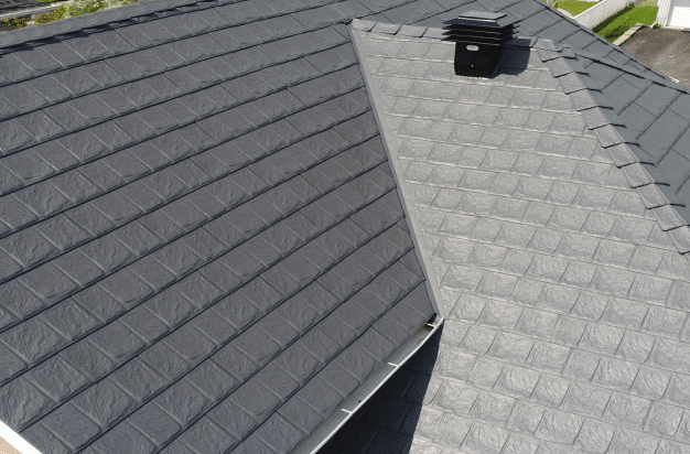 metal shingles roof