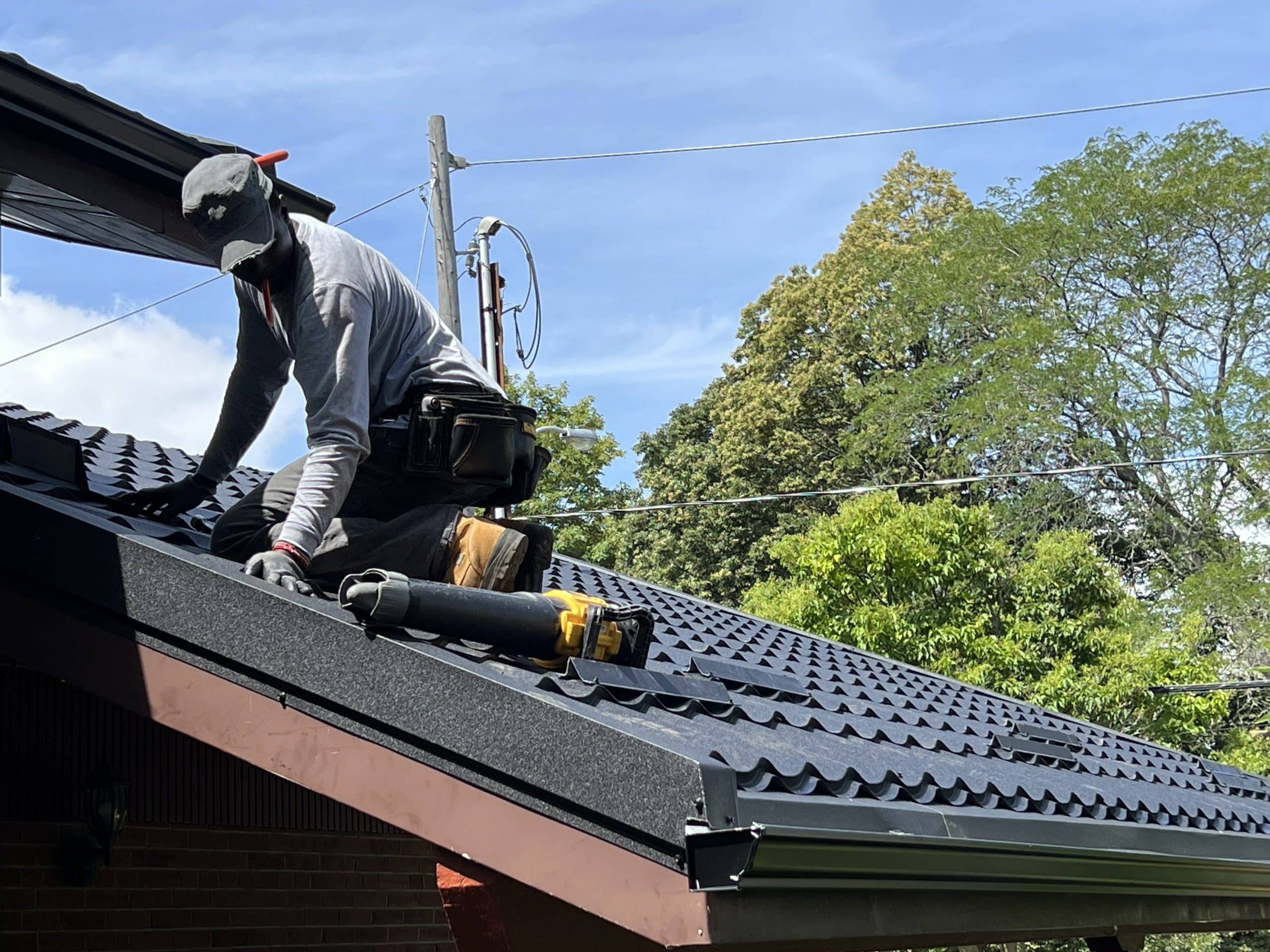 Professional metal roof installation or DIY metal roof