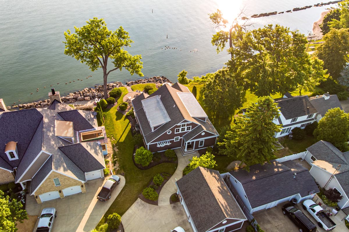 Metal roofing for homes in coastal area