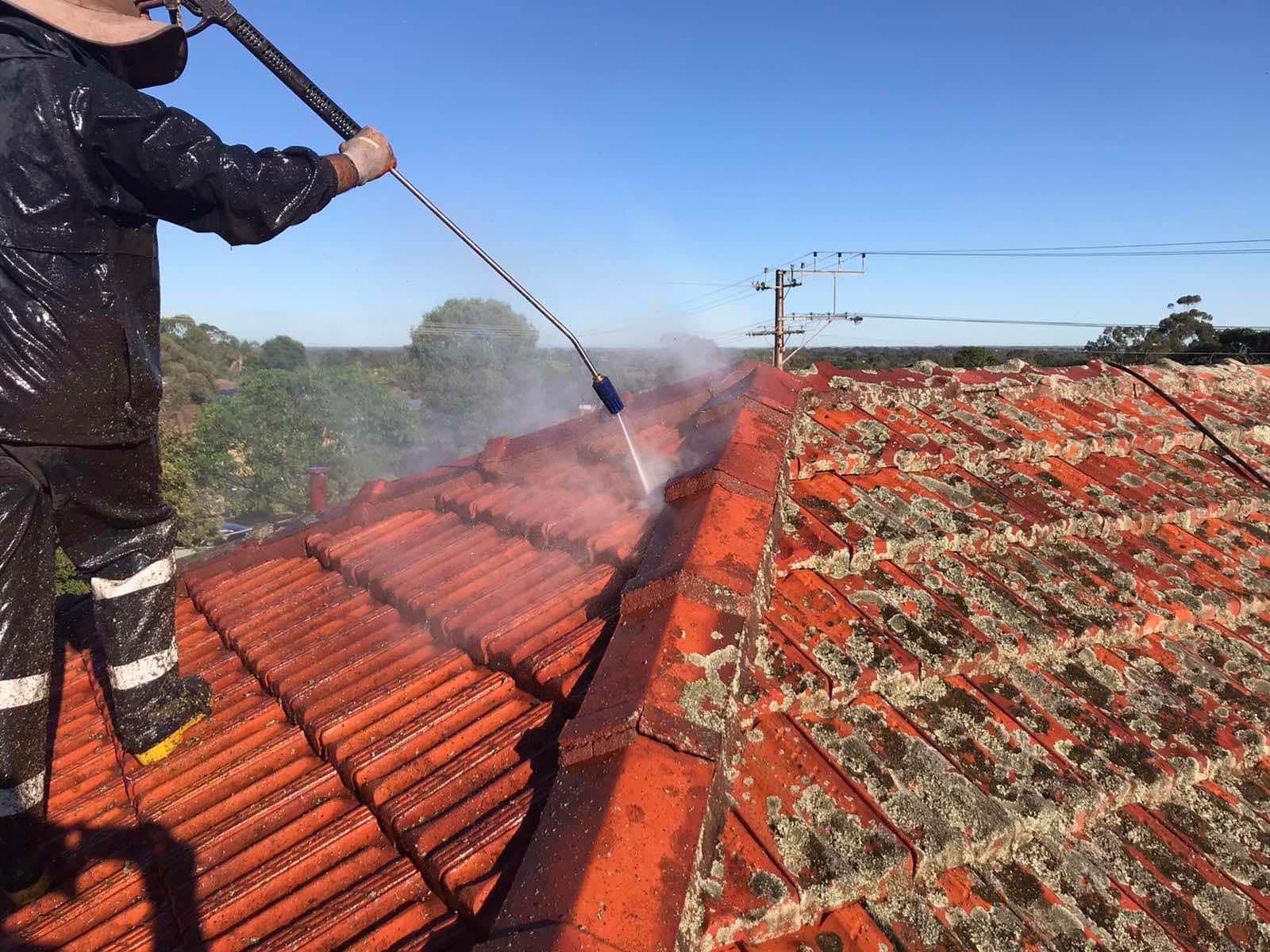preparing to the metal roof painting