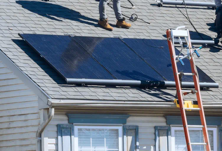 Solar roof repair