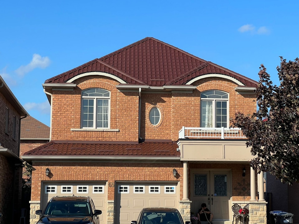  Chocolate Brown metal roof