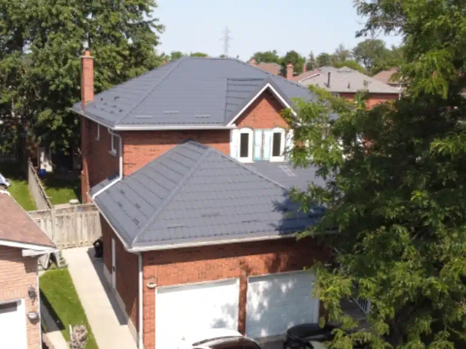 RAL 7024 Grey roof - popular metal roof colors in Canada